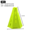 The 30CM hexagonal hollowed-out sign bucket with holes and the barrier sign pole can be combined and disassembled to remove the hurdle obstacle Application Scenario